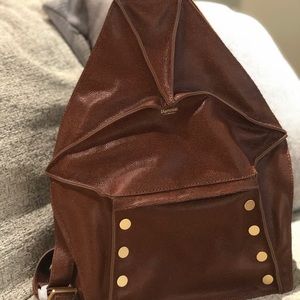Hammitt Bob Zip Around Pebbled Leather Backpack